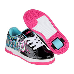 Heelys Split  - Black / Neon Pink / Multi - Skatewarehouse.co.uk
