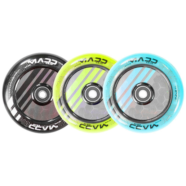 Madd Gear 110mm Hollow Core - Zen - Black Scooter Wheels