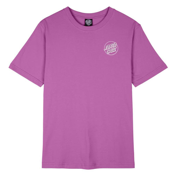 Santa Cruz Womens T-Shirt Partial Dot T-Shirt - Hyper Violet - Skatewarehouse.co.uk