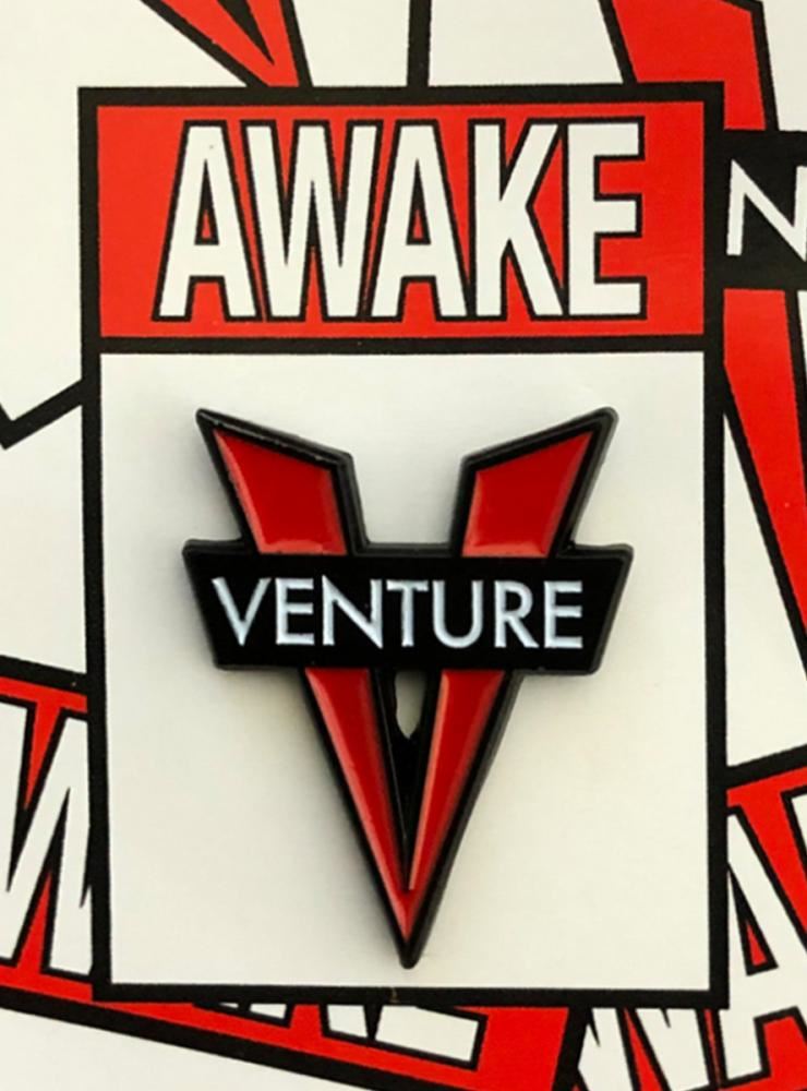 Venture Lapel Pin Awake Lapel Pin - Skatewarehouse.co.uk