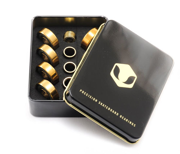 Venom Precision Gold Skateboard Bearings - Skate Rated - Skatewarehouse.co.uk