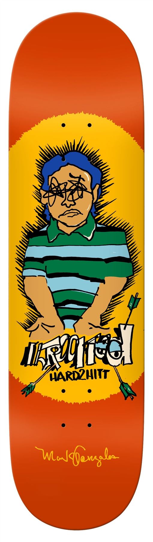 Gonz Hard2Ihtt Skateboard Deck - 8.5