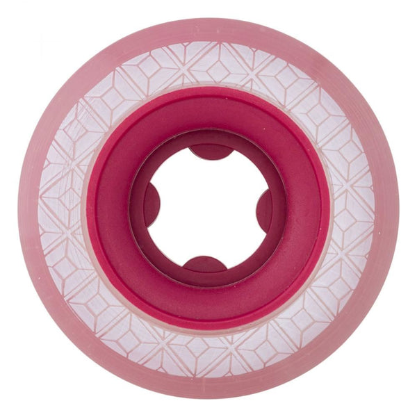 Ricta Skateboard Wheels Crystal Cores 95a - Red - Skatewarehouse.co.uk