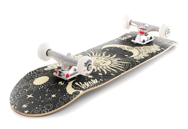 Venom Core Complete Skateboard - Sun and Moon Black - 7.75