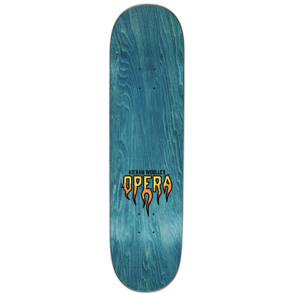 Opera Kieran Woolley Flame EX7 Blue Bleed Skateboard Deck - 9.0