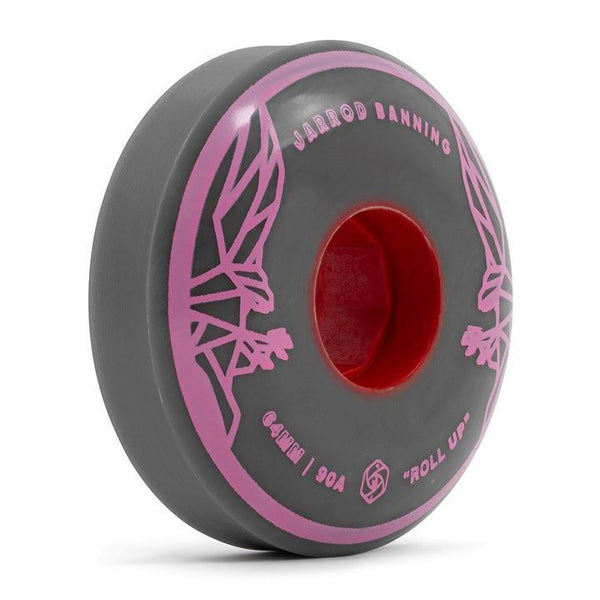 Red Eye Animal Banning Inline Skate Wheels - Grey