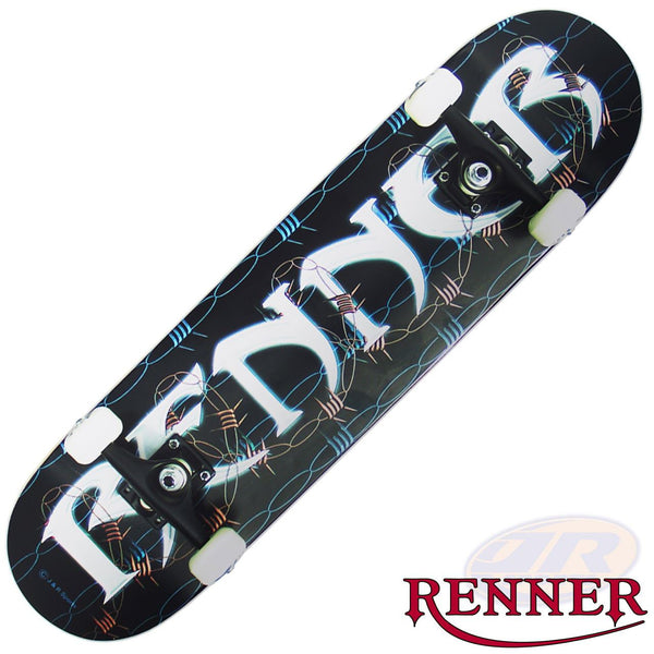 Renner B inc ABEC 7 & Black Trucks - B3 Razor Complete Skateboard