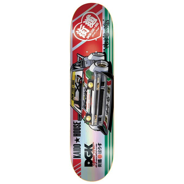 DGK x Kaido House 'Raceway' (Rainbow Prismatic) Skateboard Deck - 8.25