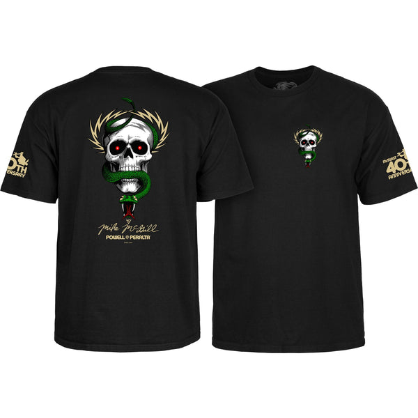 Powell-Peralta™ Mike McGill '40th Anniversary McTwist' Tee Black - Skatewarehouse.co.uk