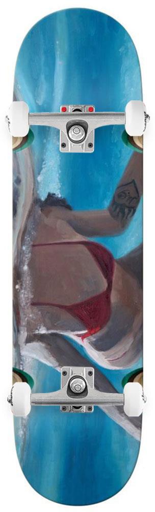 Krooked Lee Smith Guest Artist x Venom Custom Complete Skateboard - 8.5