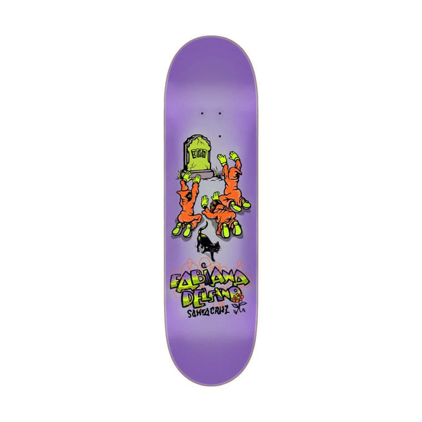 Santa Cruz Pro Delfino Ego FeelBase Pro Skateboard Deck - 8.25