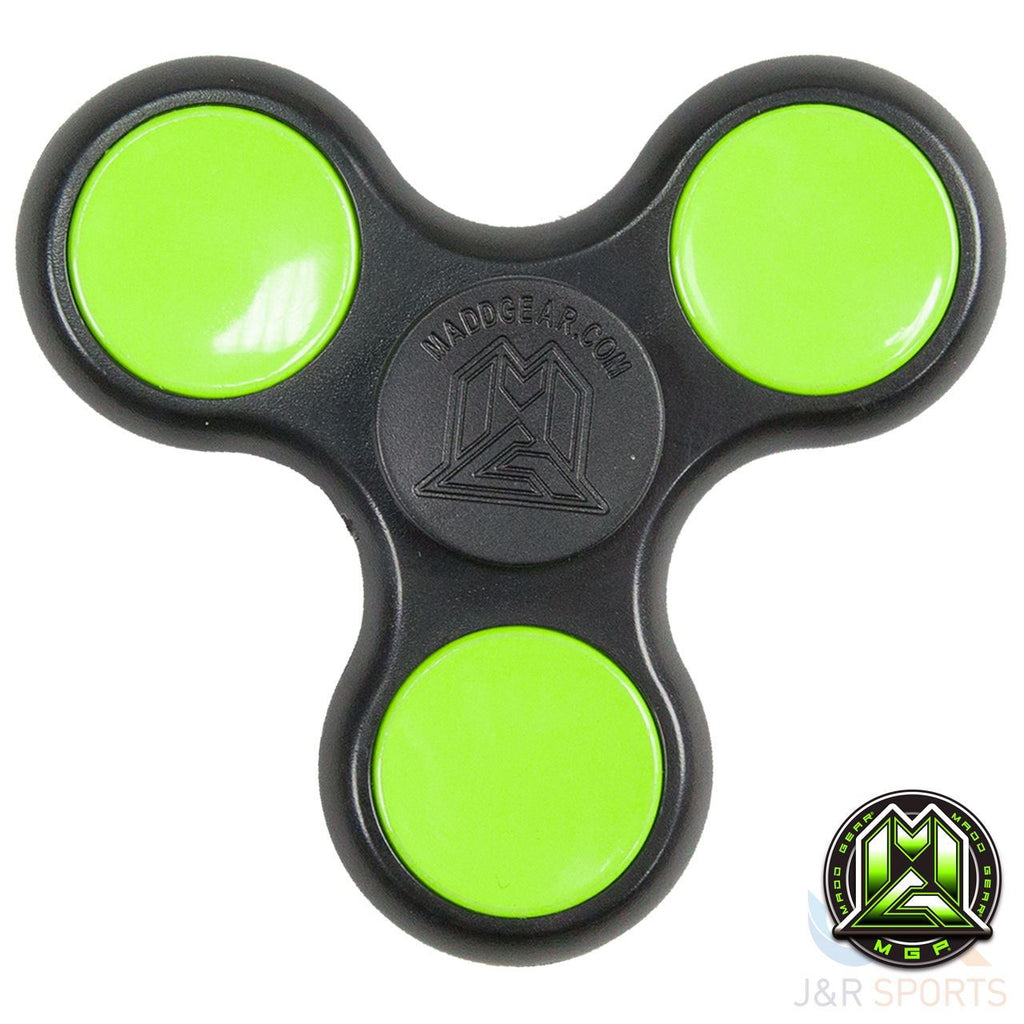 Madd Gear Mgp Fidget Spinner - Limited Edition - Black / Lime - Skatewarehouse.co.uk