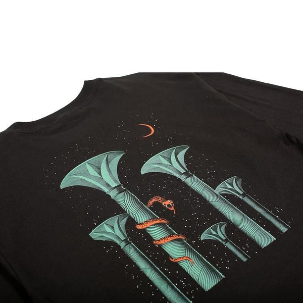 Picture Show Serpent Longsleeve Black - Skatewarehouse.co.uk