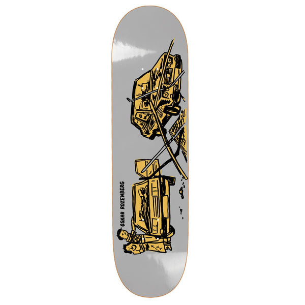 Polar Skate Co OSKAR ROZENBERG - Drivers License (Grey) Skateboard Deck - 7.875