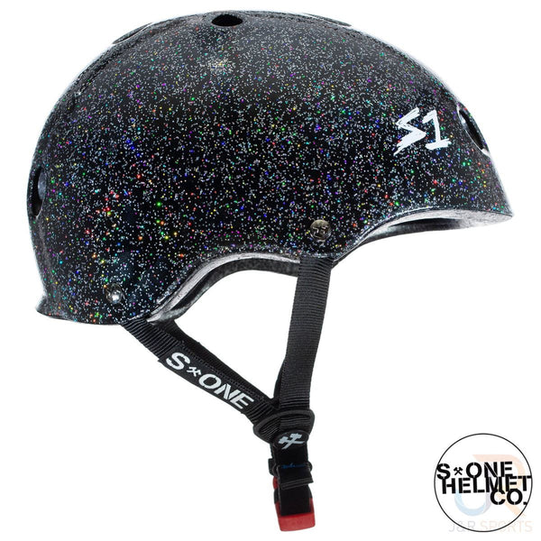 S1 MINI Lifer Helmets - Black Gloss Glitter