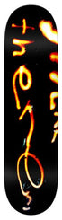 There Team Burning (Black) Skateboard Deck - 8.25"
