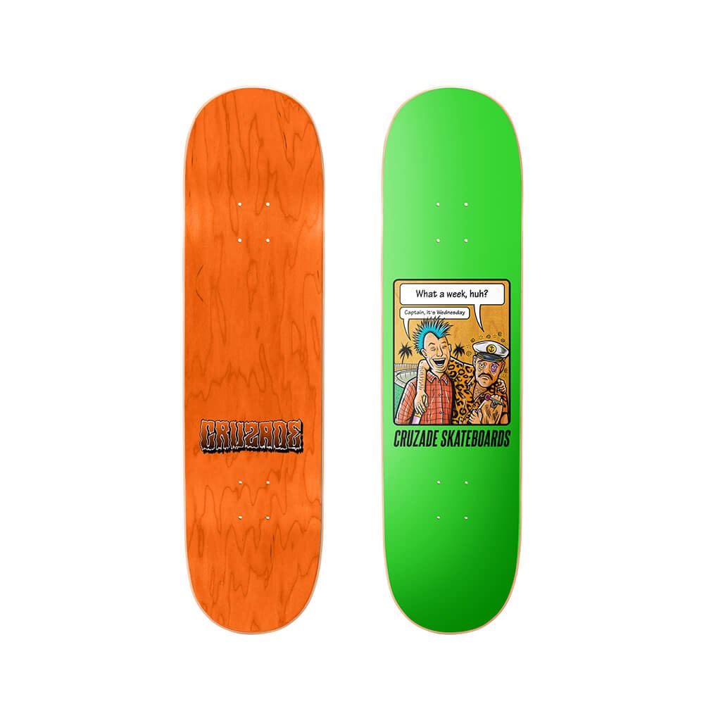 Cruzade Wednesday Meme Cruzade Skateboard Deck - 8.0" - Skatewarehouse.co.uk