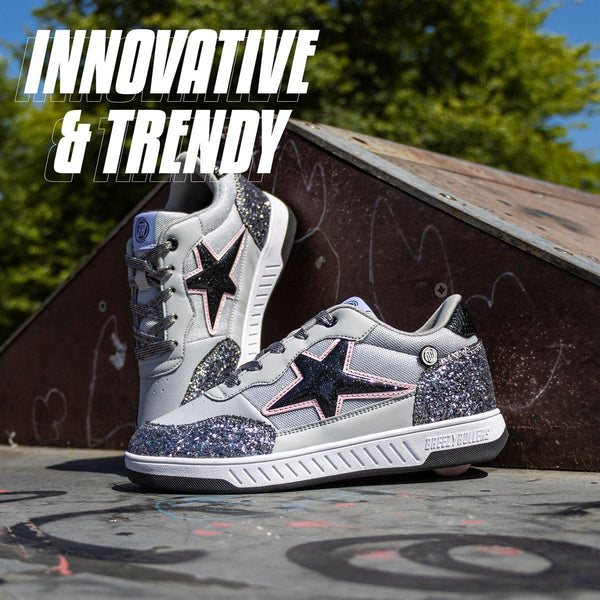 Breezy Rollers Star - Silver / Grey