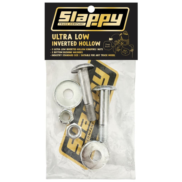 Slappy Ultra Low Inverted Hollow Kingpins White Gold One Size Accessories