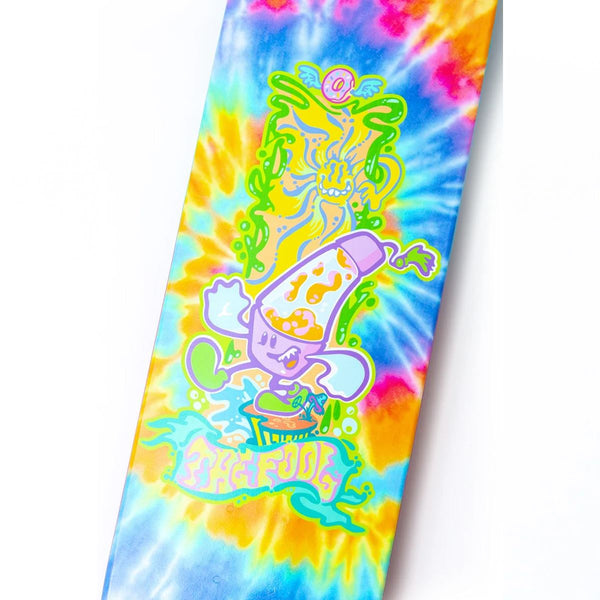 Chico Stix Love / Haight 'The Fool' Popsicle (Top & Bottom Graphic) Skateboard Deck - 8.18"