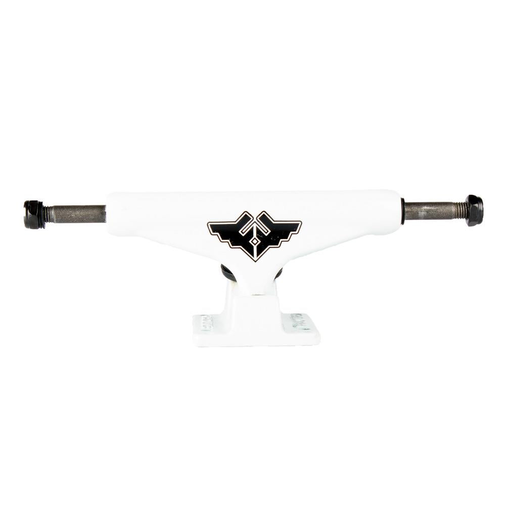 Fracture Truck Wings V2 White Skateboard Trucks - 5.50 - Skatewarehouse.co.uk