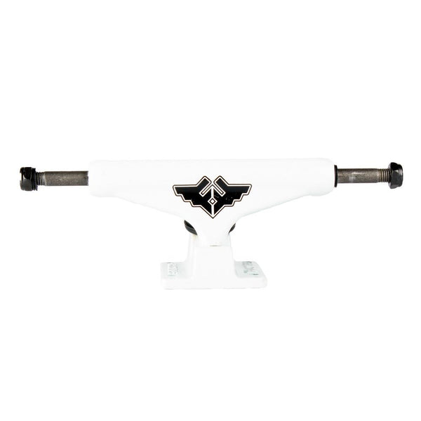 Fracture Truck Wings V2 White Skateboard Trucks - 5.50 - Skatewarehouse.co.uk