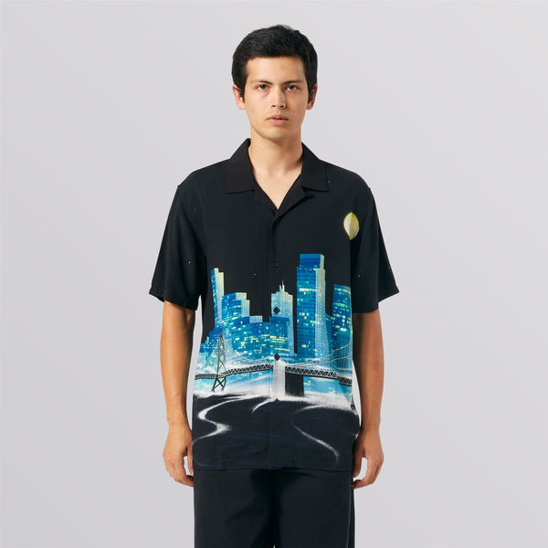 HUF Manhattan S / S Top (Black) T-Shirt - S