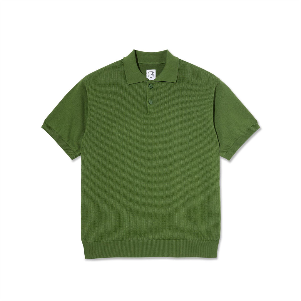 Polar Skate Co Miles Polo Shirt (Garden Green) - 3