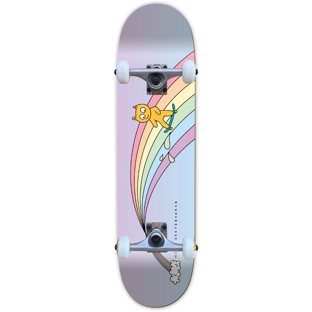 Meow Over The Rainbow Fade Complete Skateboard - 7.5"