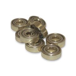 G-Tool Chrome Goldies ABEC 3 Set Skateboard Bearings