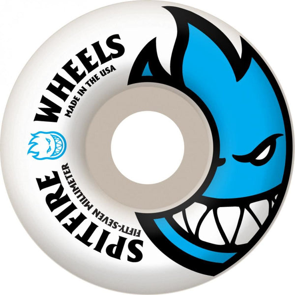Spitfire Skateboard Wheels Bighead - White - Skatewarehouse.co.uk