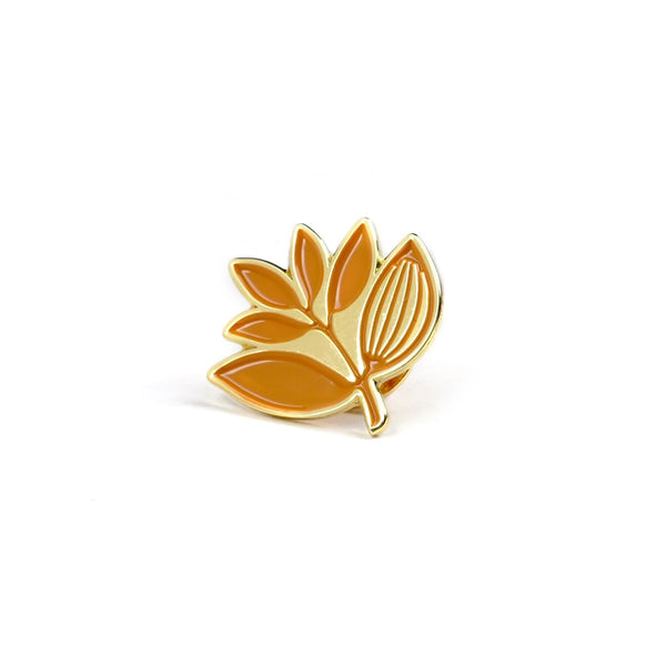 Magenta Plant Lapel Pin Stickers