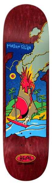 Real Mason - Volcano - Dbx (Multi) Skateboard Deck - 8.25