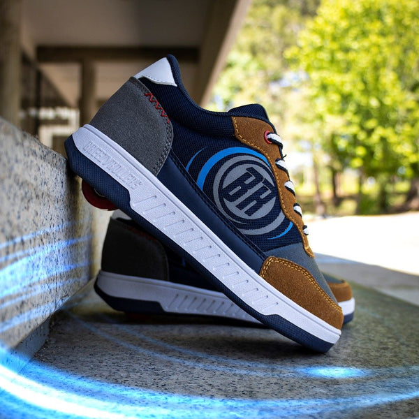 Breezy Rollers Hero 2 - Navy / Camel - Skatewarehouse.co.uk