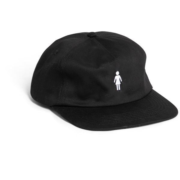 Girl OG Micro Embroidered Cap Black - One Size
