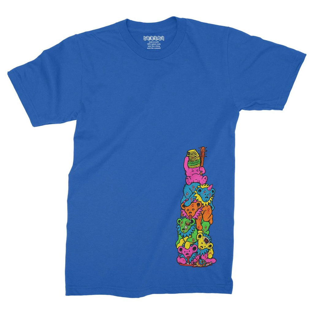 StrangeLove Bears T-Shirt Royal - Skatewarehouse.co.uk