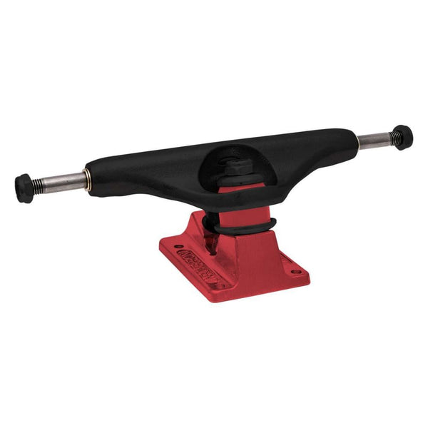Indy Skateboard Trucks Stage 11 Std Splatter Span Ano Black / Red - 144 - Skatewarehouse.co.uk