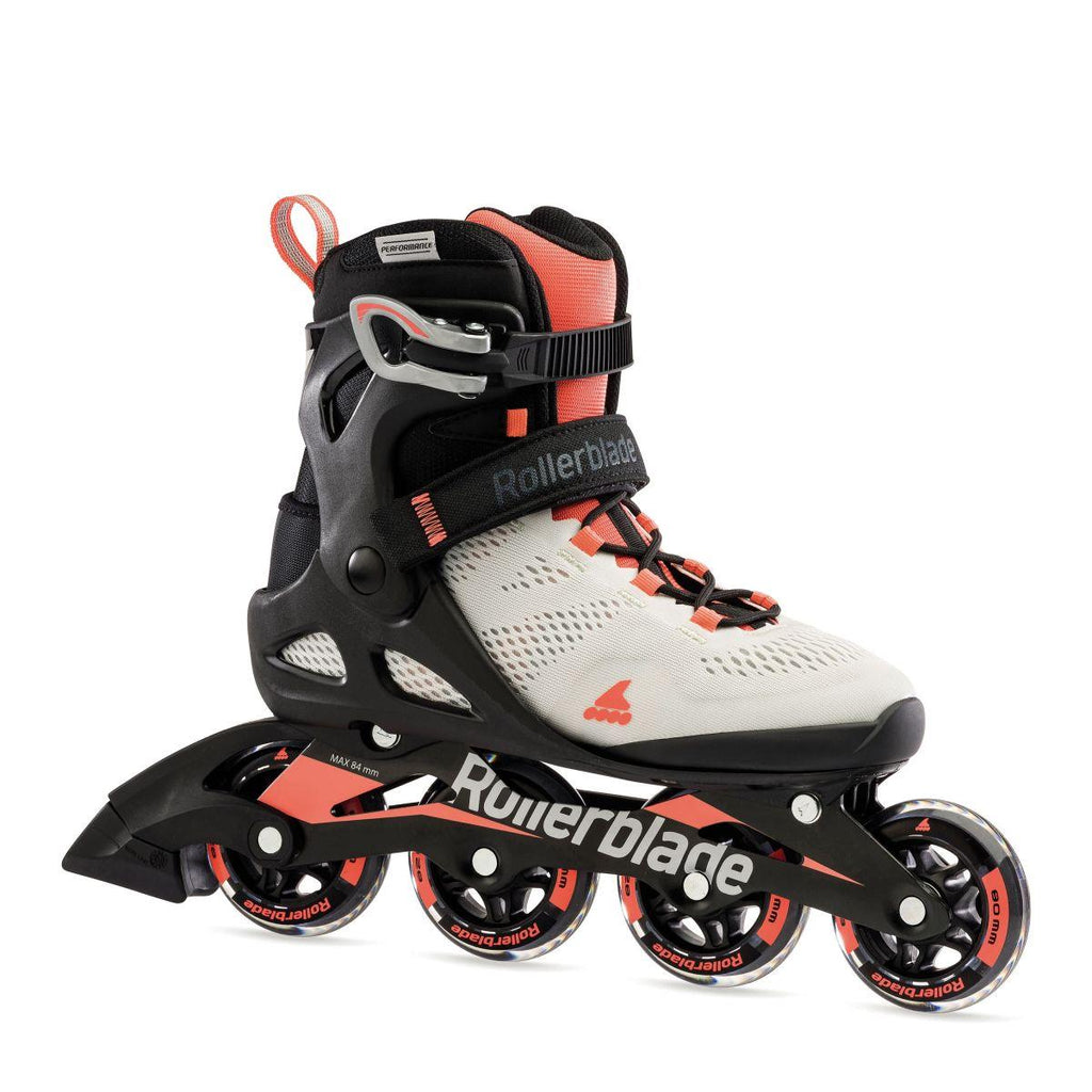 Rollerblade Macroblade 80 W Gry/Cor Inline Recreational Skate - Skatewarehouse.co.uk