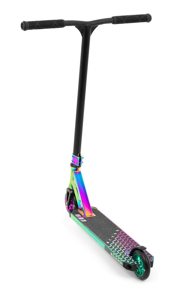 Slamm Assault Stunt Scooter - Neochrome - Skatewarehouse.co.uk