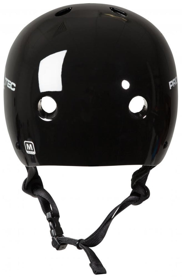 Pro-Tec Helmet Classic Cert - Gloss Black - Skatewarehouse.co.uk