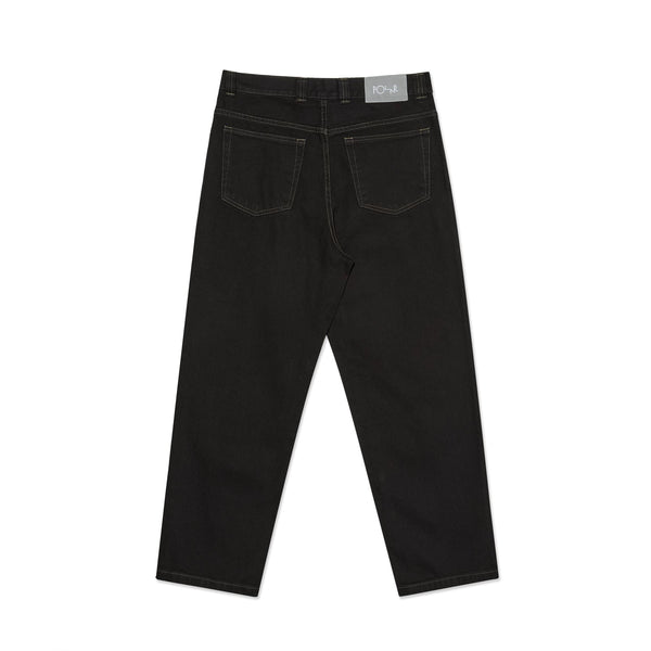 Polar Skate Co '93! Pants | Contrast Stitching (Black / Dark Olive) - 30/30