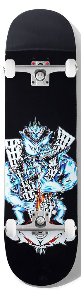 Cash Only 'Cerberus' x Venom Custom Complete Skateboard - 8.38
