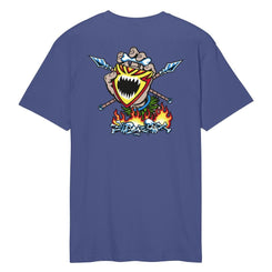 Santa Cruz T-Shirt Salba Screaming Witch Doc Tee - Navy Dusk - Skatewarehouse.co.uk