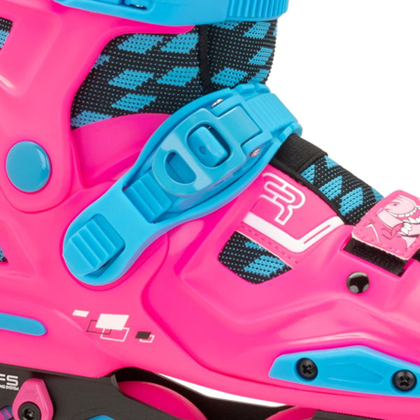 FR EZX Adjustable In-Line Skates - Pink / Sky Blue