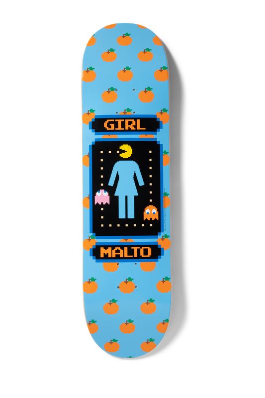 Girl Skateboard Pac-Man Sean Malto Skateboard Deck - 8.25