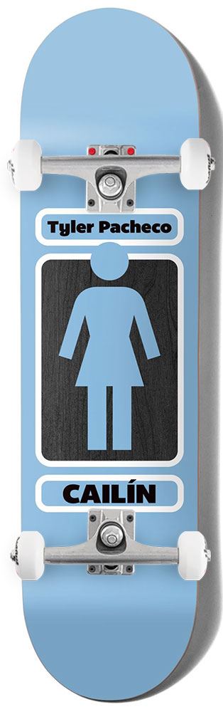 Girl Til W41 Tyler Pacheco x Venom Custom Complete Skateboard - 8.375