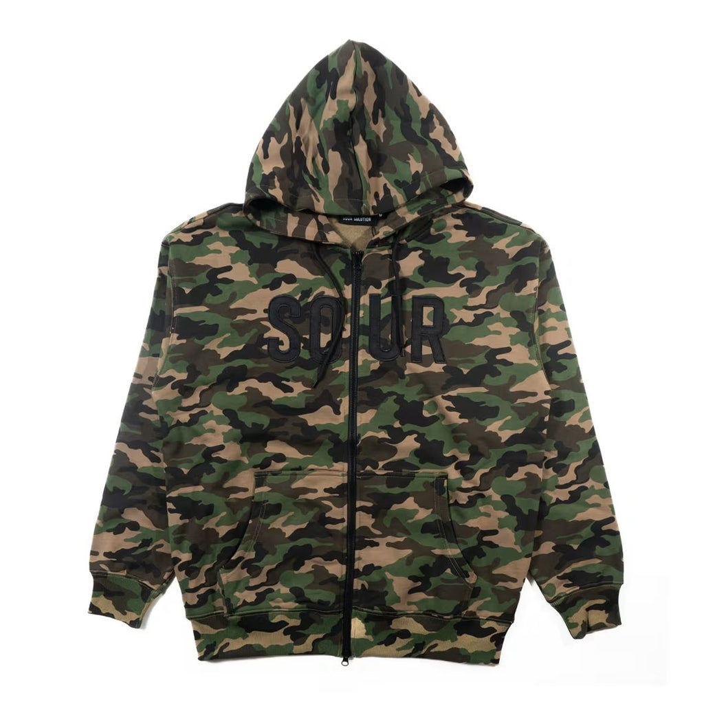 Sour Army Zip Hood Camo