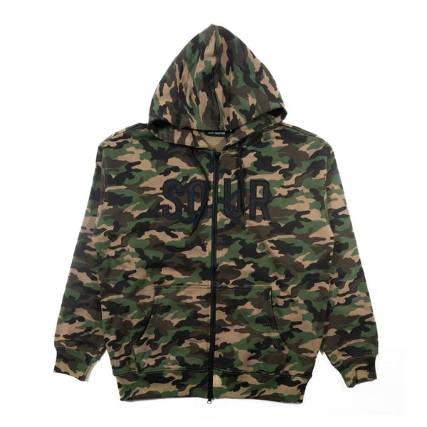 Sour Army Zip Hood Camo