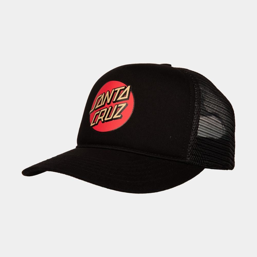 Santa Cruz Cap Other Dot Rose Meshback Black - O/S - Skatewarehouse.co.uk