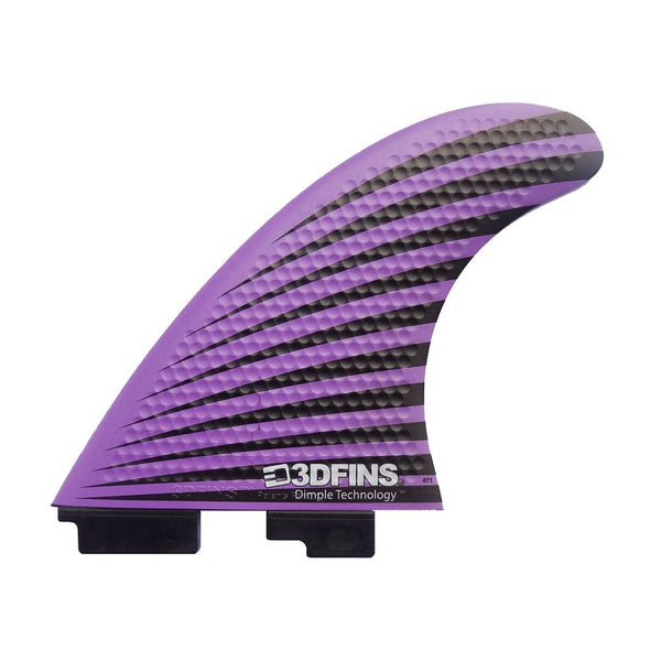 3D Fins - Driver Thruster - XL - Purple Starburst (FCS2 / Futures)